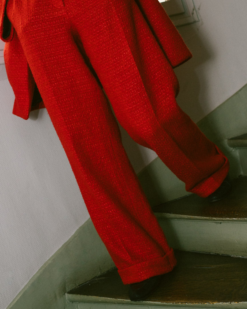 Trousers in Red