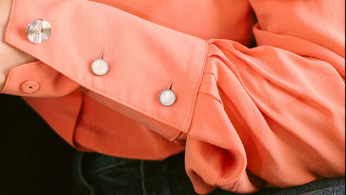 Blouse in Peach