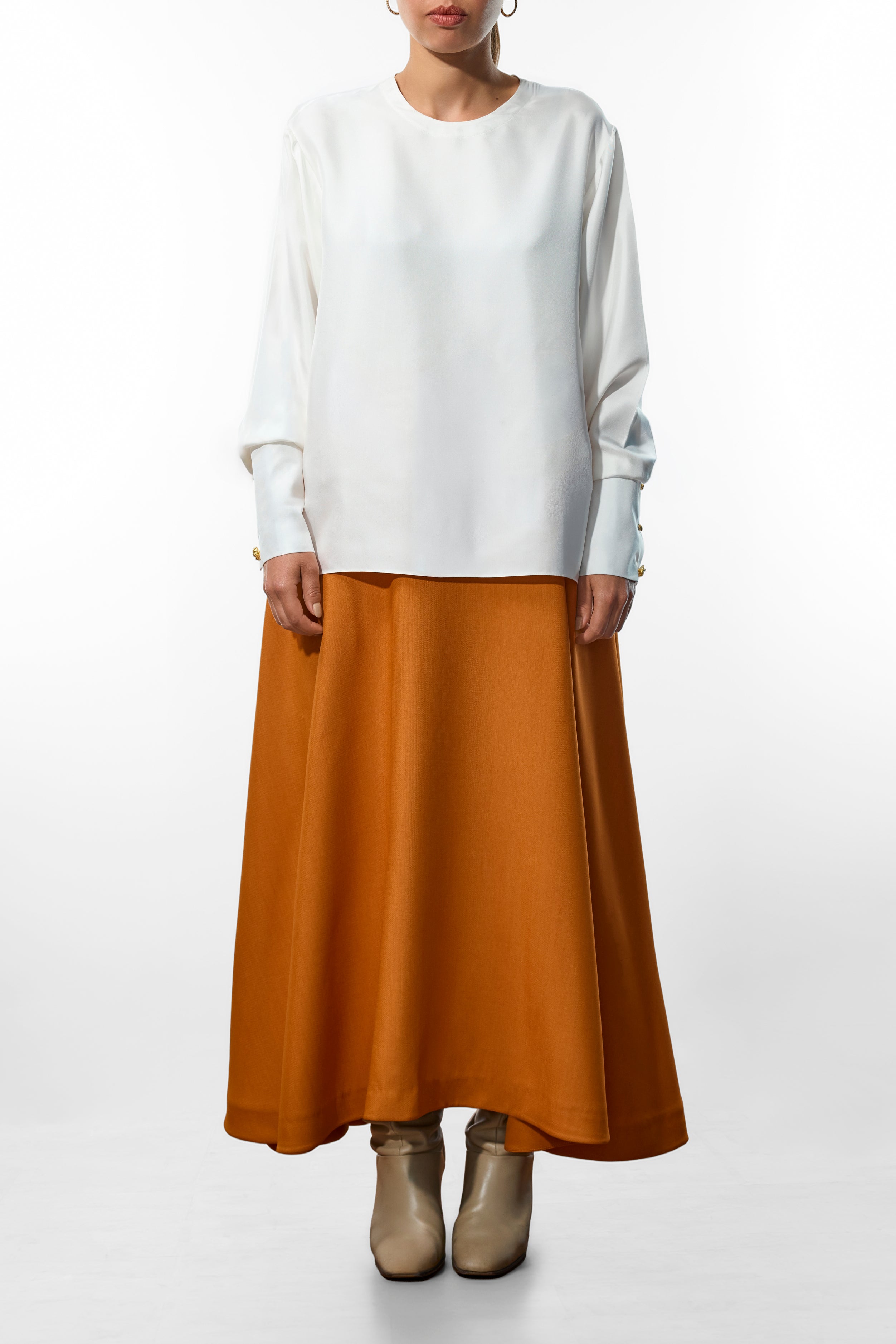 Long sleeve t-shirt in White