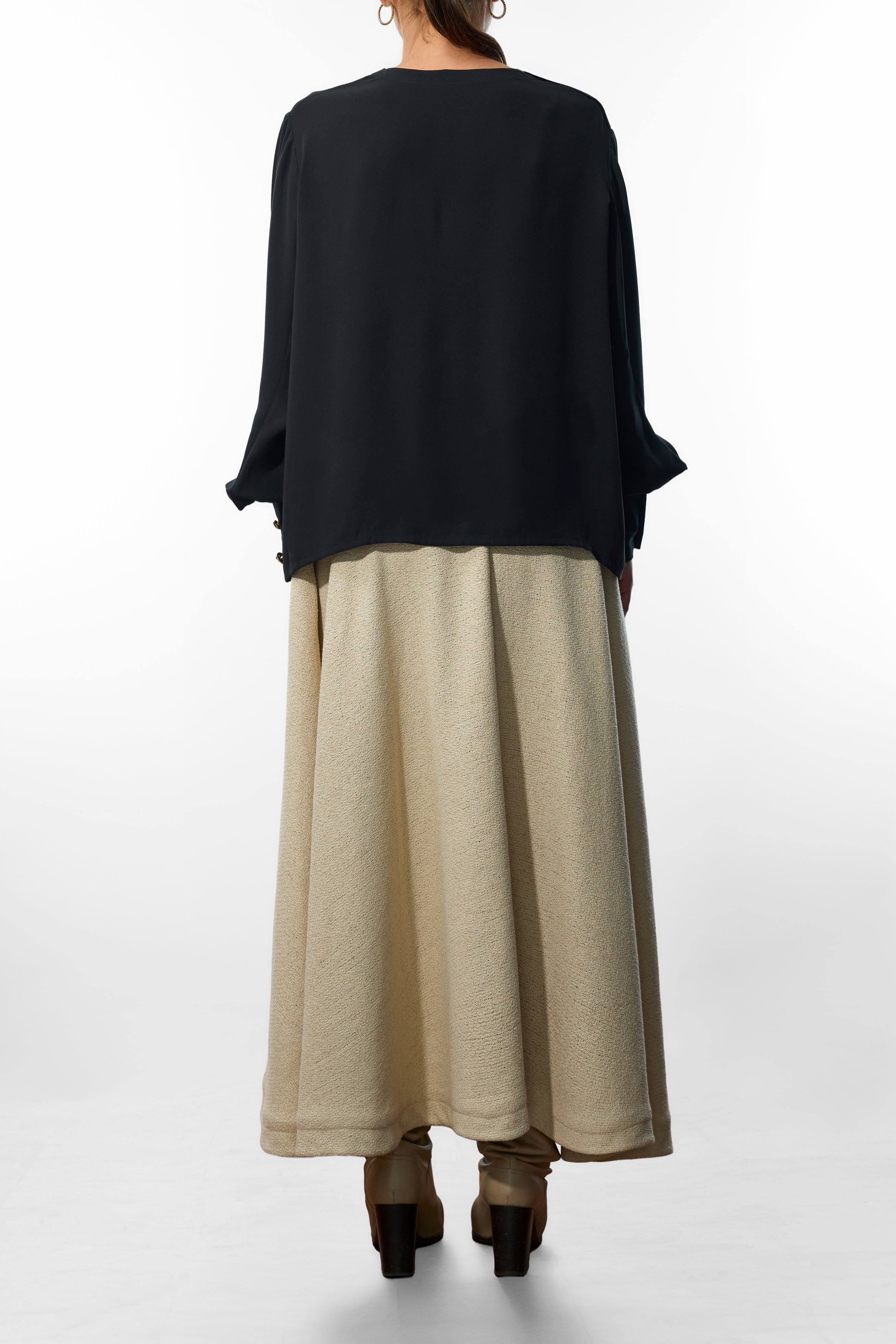 Long sleeve t-shirt in Black