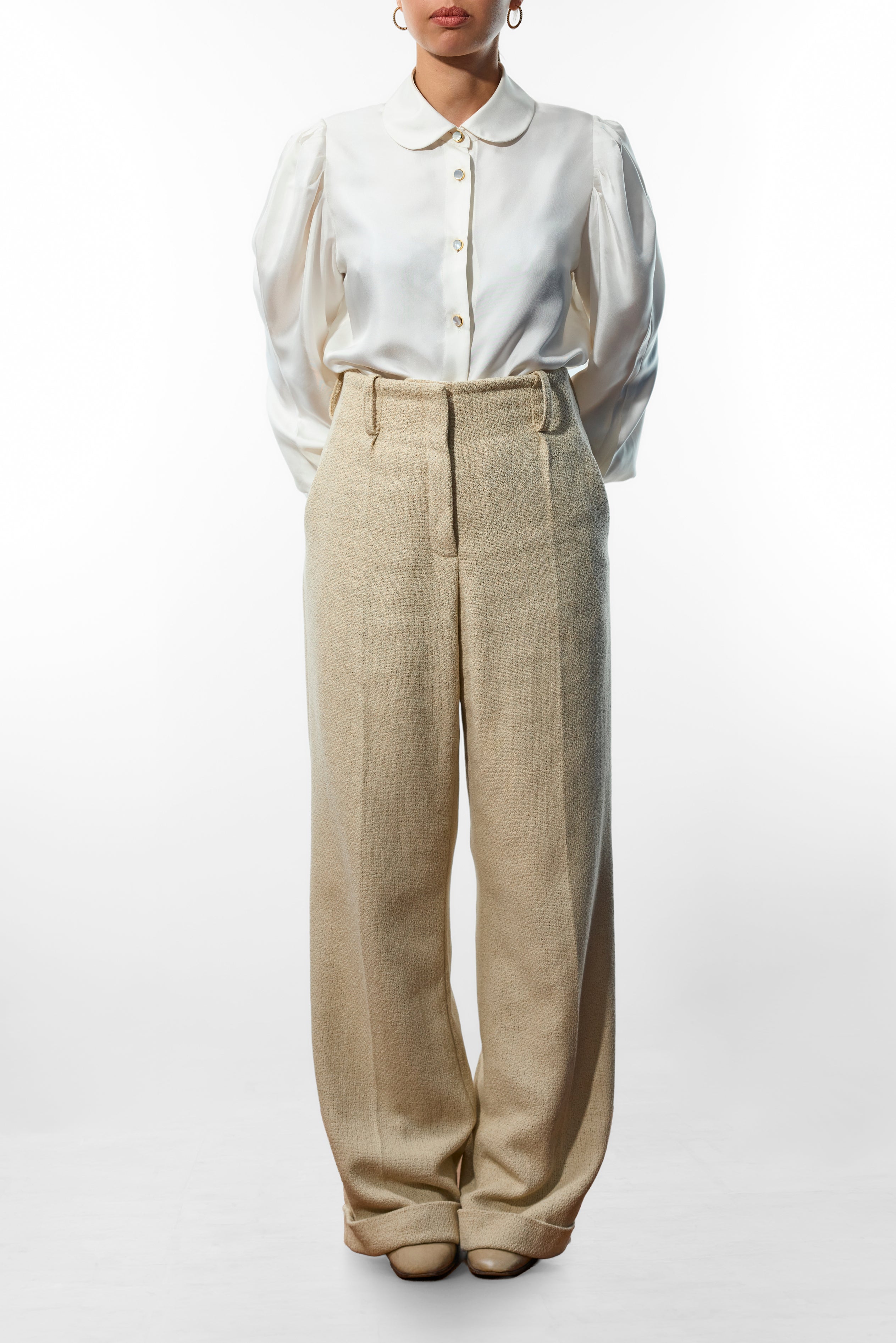 Trousers in Ivory
