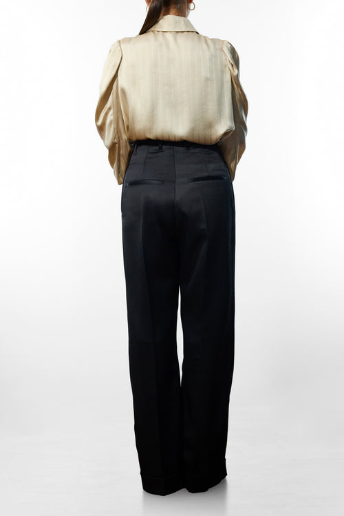 Blouse in Ivory with Stripes