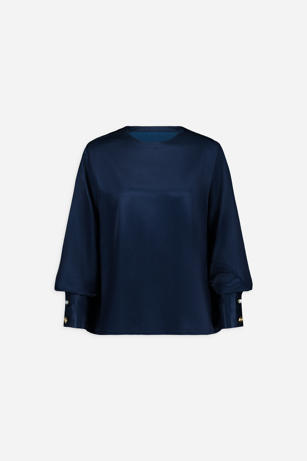 Long sleeve t-shirt in Midnight Blue