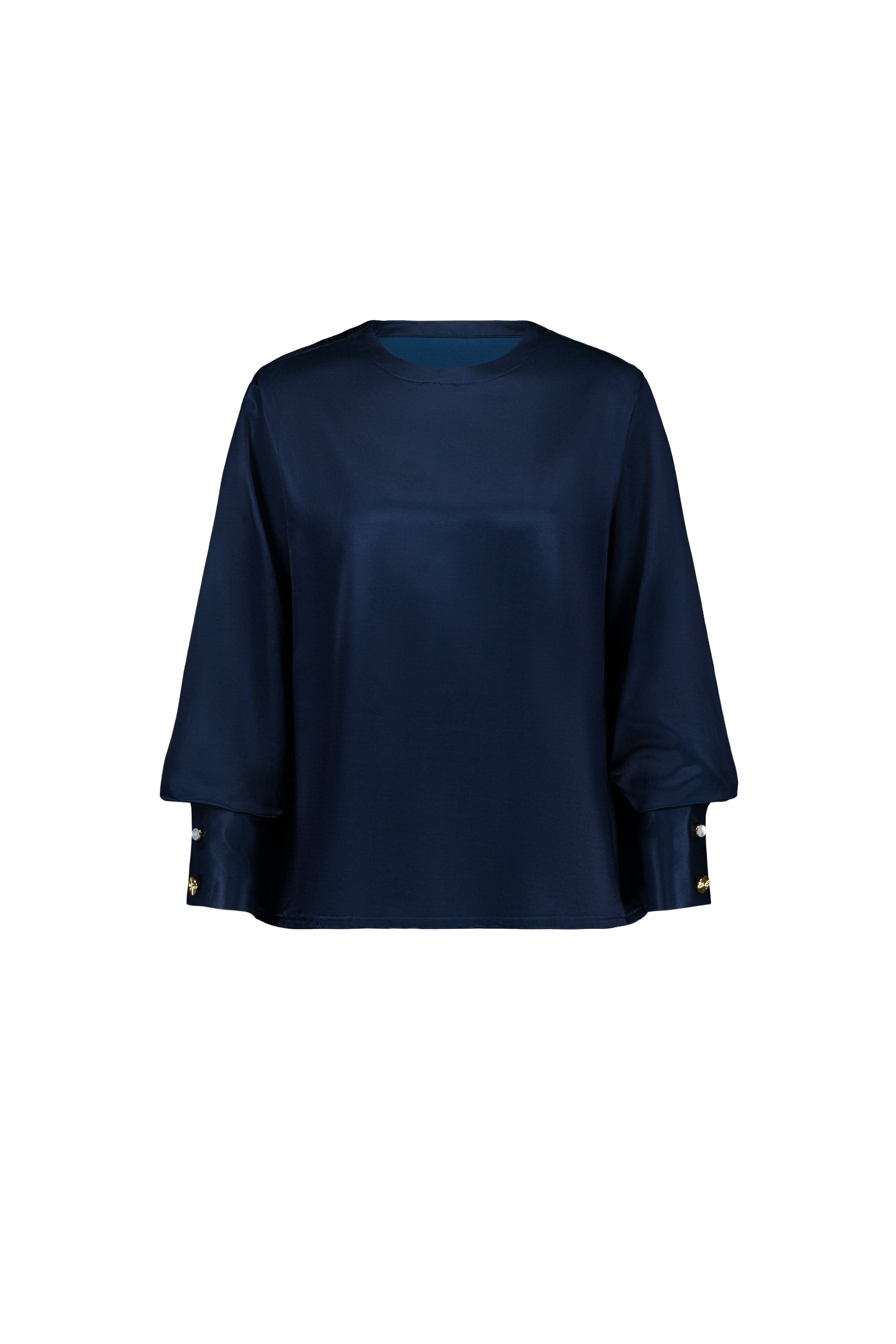 Long sleeve t-shirt in Midnight Blue
